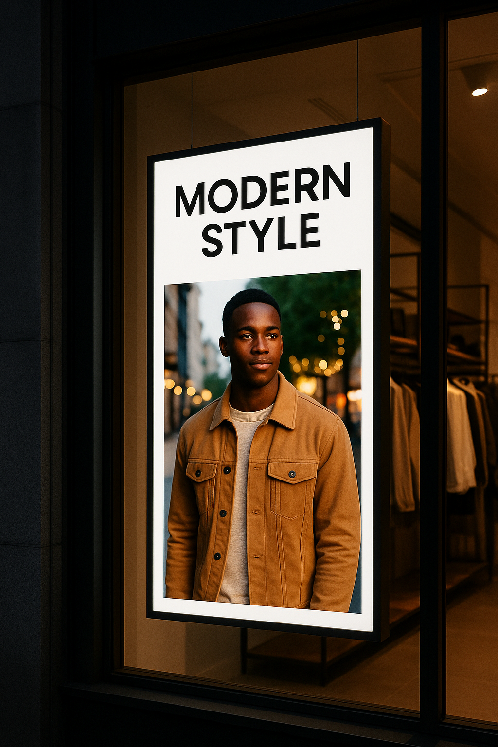 Vitrinlerde Fark Yaratan Giyim Mağazası Lightbox Tasarımları